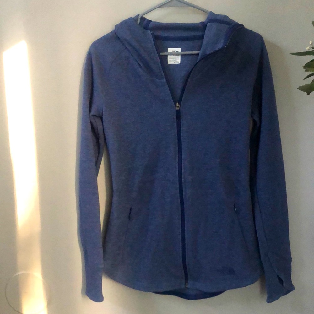 Blue North Face Hoodie